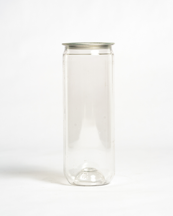12oz SLEEK Clear PET Cans + Ends