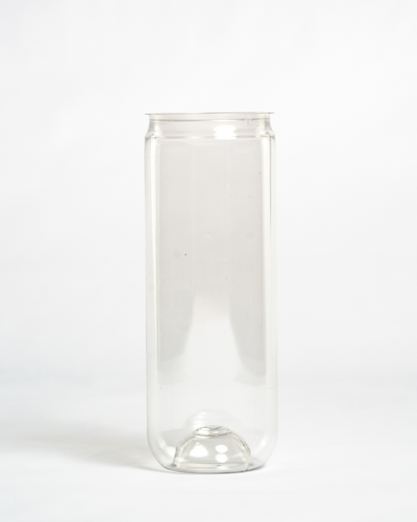 12oz SLEEK Clear PET Cans + Ends